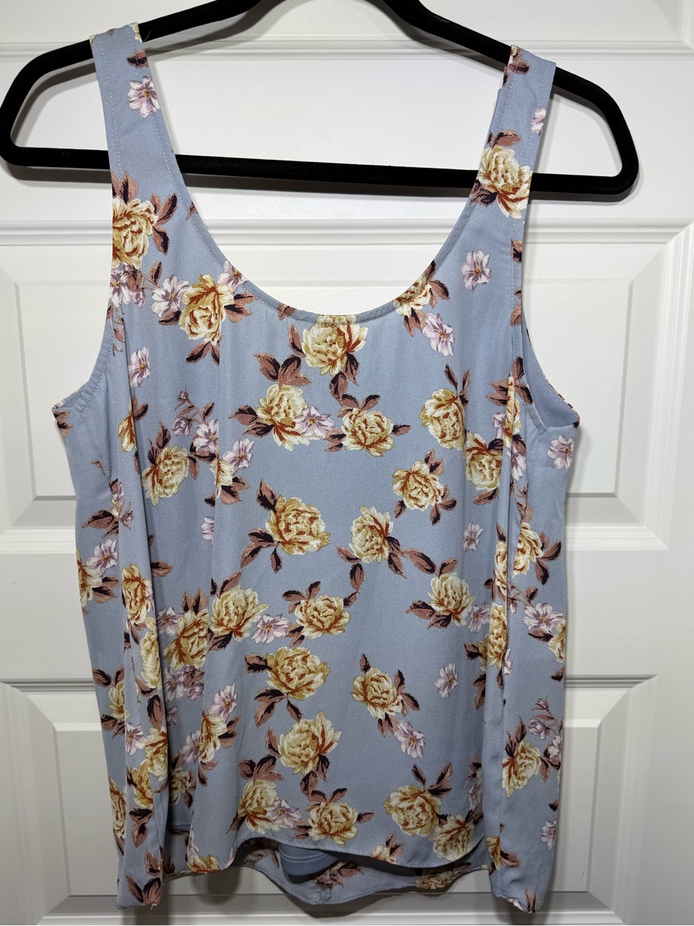 Daytrip Light Blue Floral Tank Top